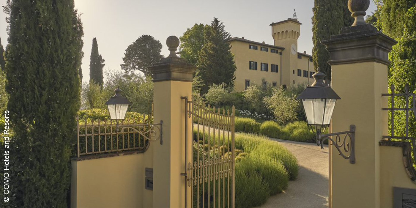 Castello del Nero | Tavarnelle Val di Pesa | Eingang | luxuszeit.com
