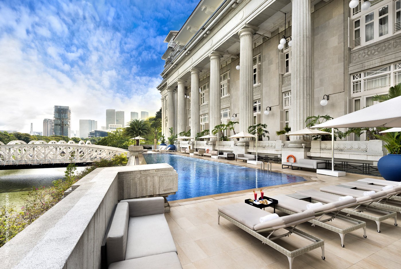 The Fullerton Hotel Singapore | Singapur | Poolbereich | Archiv | luxuszeit.com