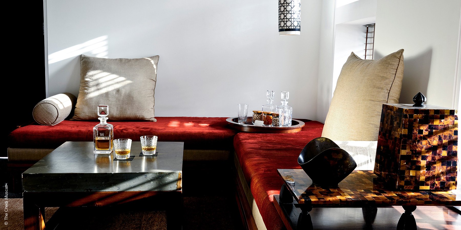 The Chedi Muscat | Maskat | Club Suite Wohnzimmer | luxuszeit.com
