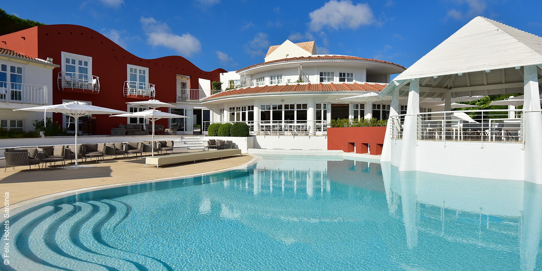 Hotel La Coluccia Hotel & Beach Club | Sardinien | Poollandschaft | luxuszeit.com