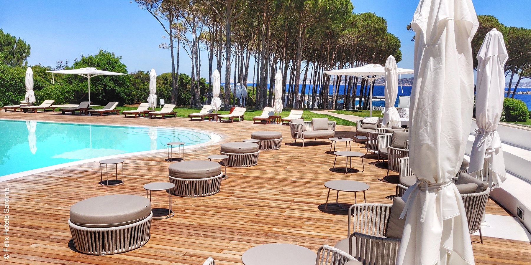 Hotel La Coluccia Hotel & Beach Club | Sardinien | Pool | luxuszeit.com