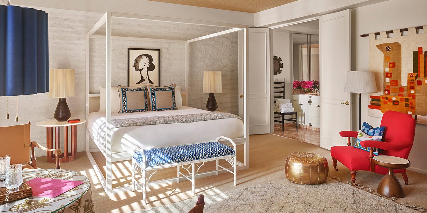 Hotel Parker | Palm Springs | Lanai Room | luxuszeit.com