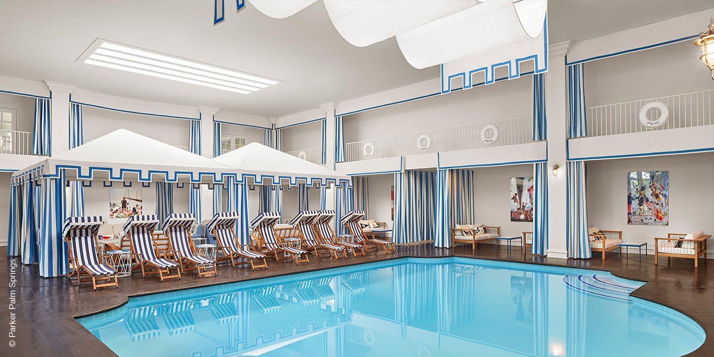 Hotel Parker | Palm Springs | Indoor pool | luxuszeit.com