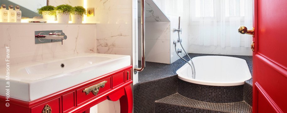La Maison Favart | Paris | Suite de L'Opéra Bathroom | luxuszeit.com