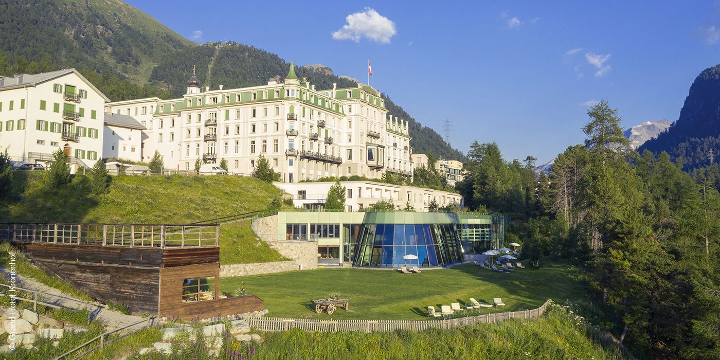 Grand Hotel Kronenhof | Pontresina | Schweiz | Exterior | luxuszeit.com