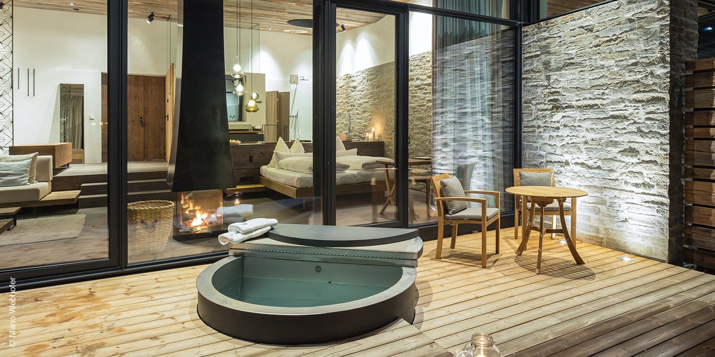 Hotel Wiesergut | Hinterglemm | Gartensuite Hot Tub | luxuszeit.com