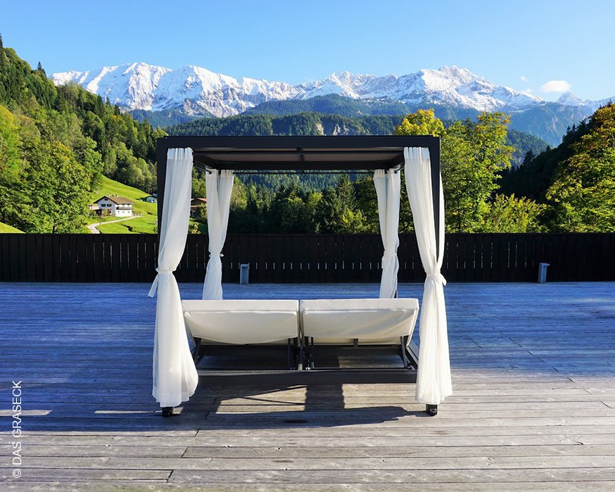 DAS GRASECK – mountain hideaway & health care | Garmisch-Partenkirchen | Daybed | luxuszeit.com