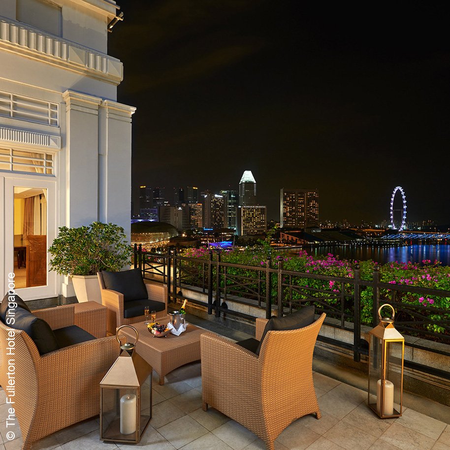 The Fullerton Hotel Singapore | Singapur | Fullerton-Suite mit Balkon | luxuszeit.com
