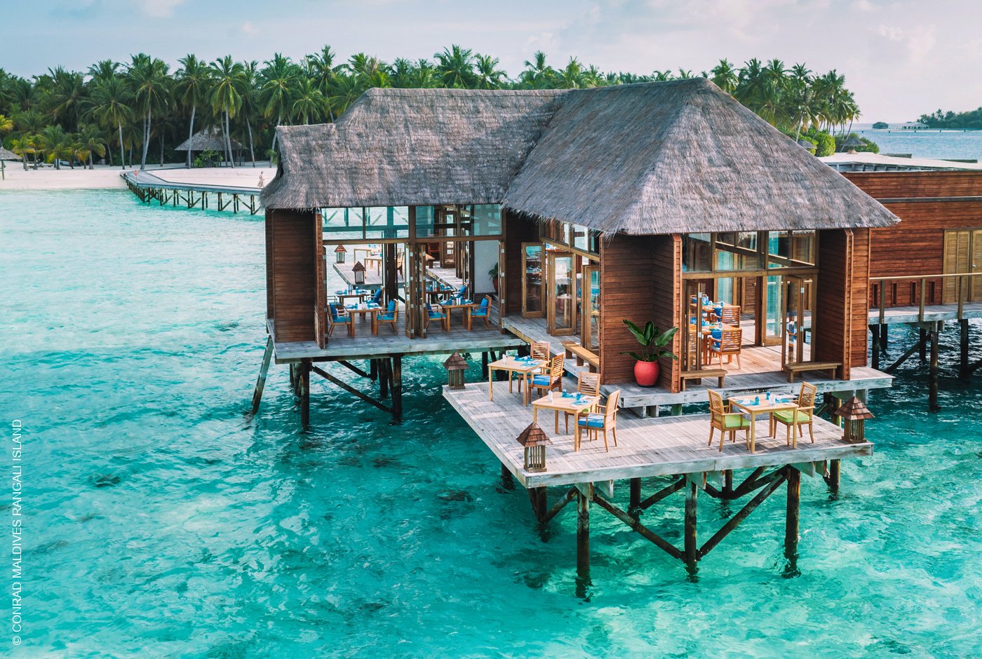 Conrad Maldives Rangali Island | Malediven | Mandhoo Spa Restaurant | Archiv | luxuszeit.com