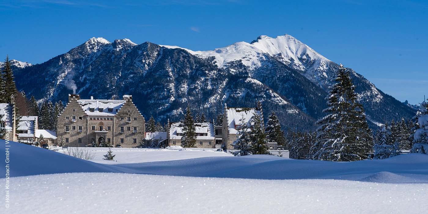 Das Kranzbach | Garmisch-Partenkirchen | Mary Portman House im Winter | luxuszeit.com
