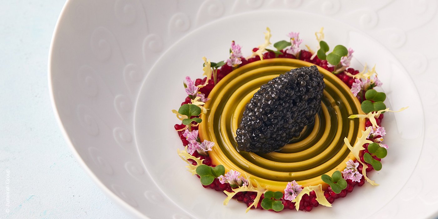 Burj Al Arab | Dubai | Restaurant Al Muntaha Pumpkin & Caviar | luxuszeit.com