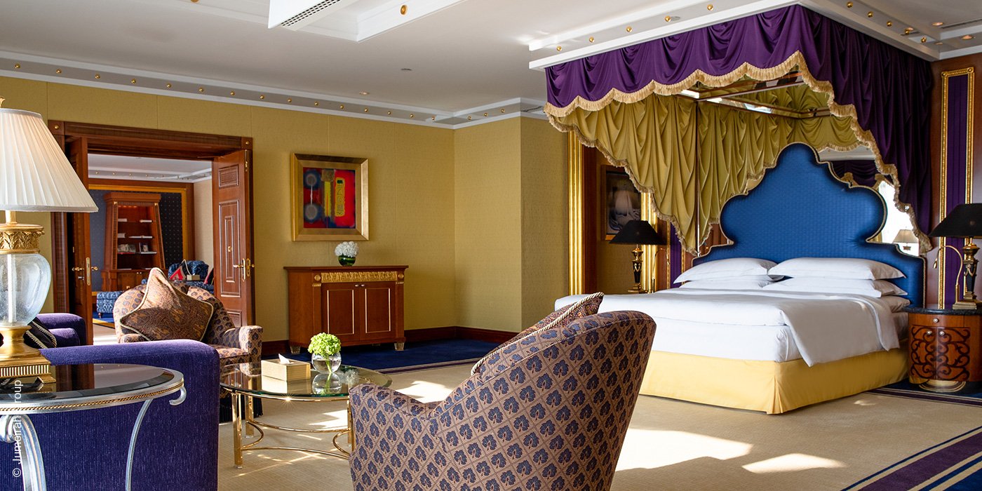 Burj Al Arab | Dubai | Presidential Suite Master Bedroom | luxuszeit.com