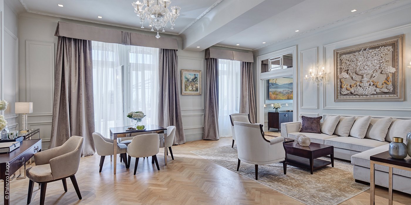 Palazzo Fiuggi | Fiuggi bei Rom | Presidential Suite Lounge | luxuszeit.com