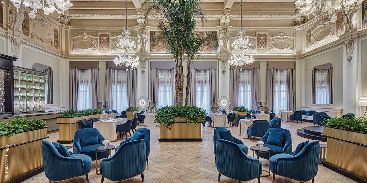 Palazzo Fiuggi | Fiuggi bei Rom | Speisesall „Die Vier Kontinente“ | luxuszeit.com