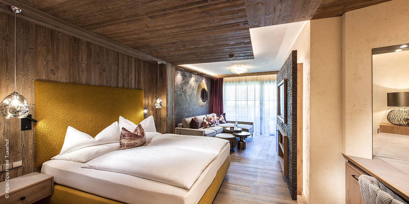 Alpin Spa Hotel Tuxerhof | Tux | King Size Bed | luxuszeit.com