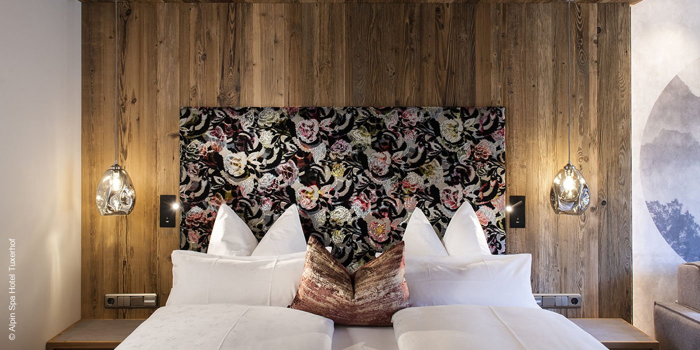 Alpin Spa Hotel Tuxerhof | Tux | Muster Bett | luxuszeit.com