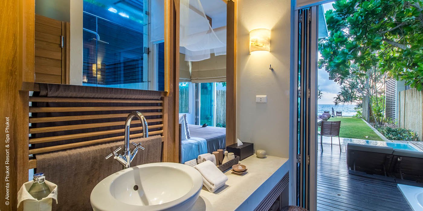 Aleenta Phuket Resort & Spa | Phang-nga | Thailand | Pool Suite Bad | luxuszeit.com