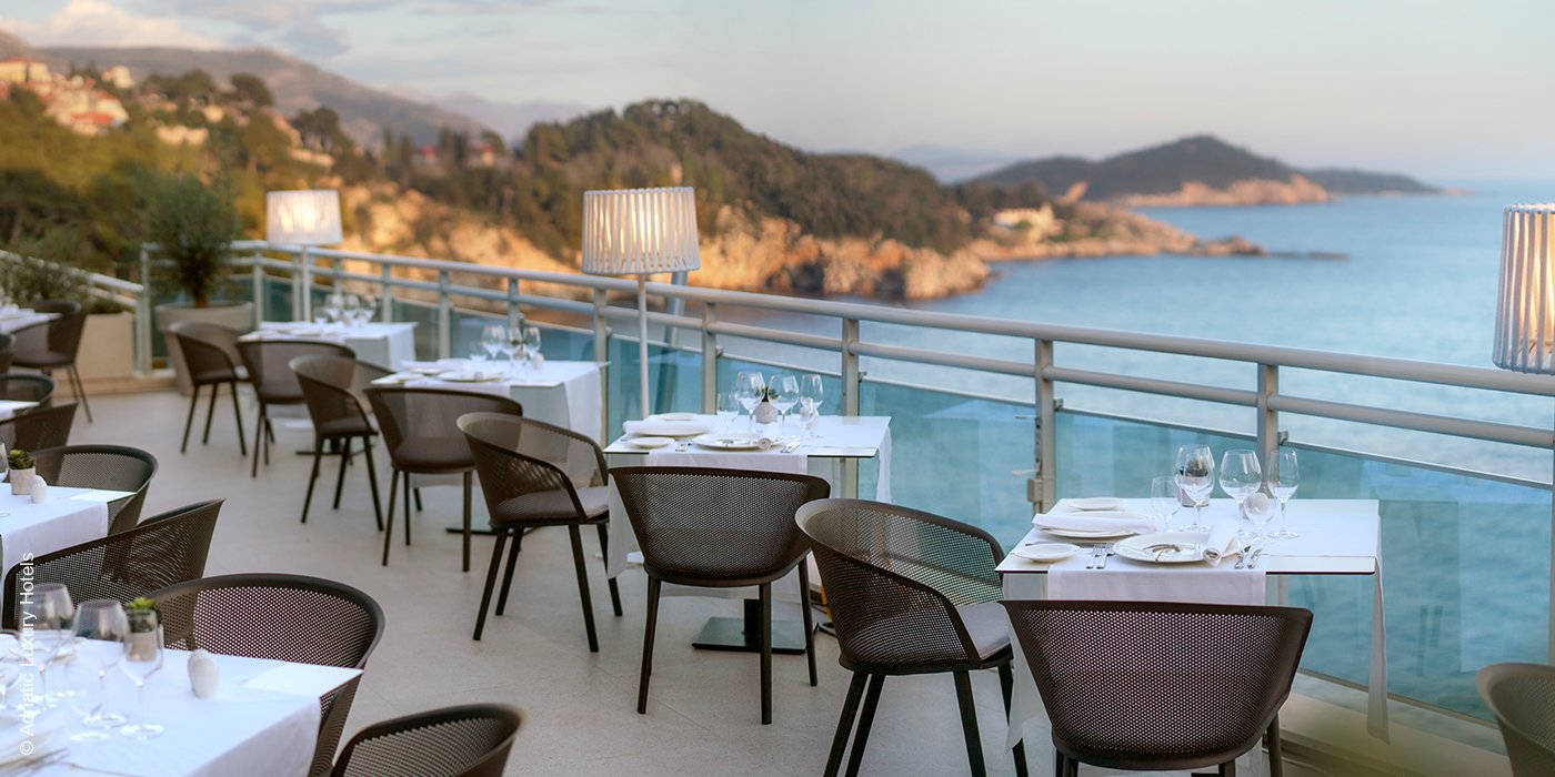 Hotel Bellevue | Dubrovnik | Terrasse | luxuszeit.com