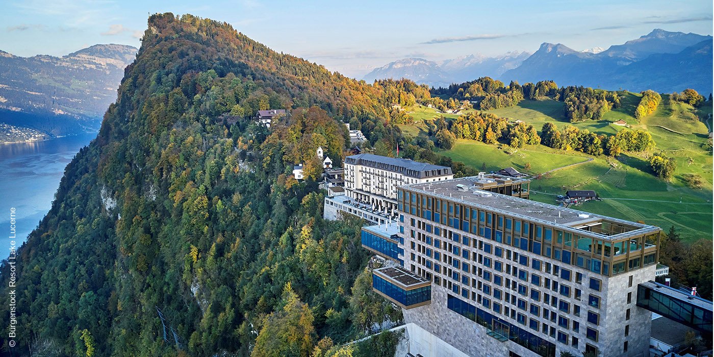 Bürgenstock Resort Lake Lucerne | Obbürgen | Aussenansicht | luxuszeit.com