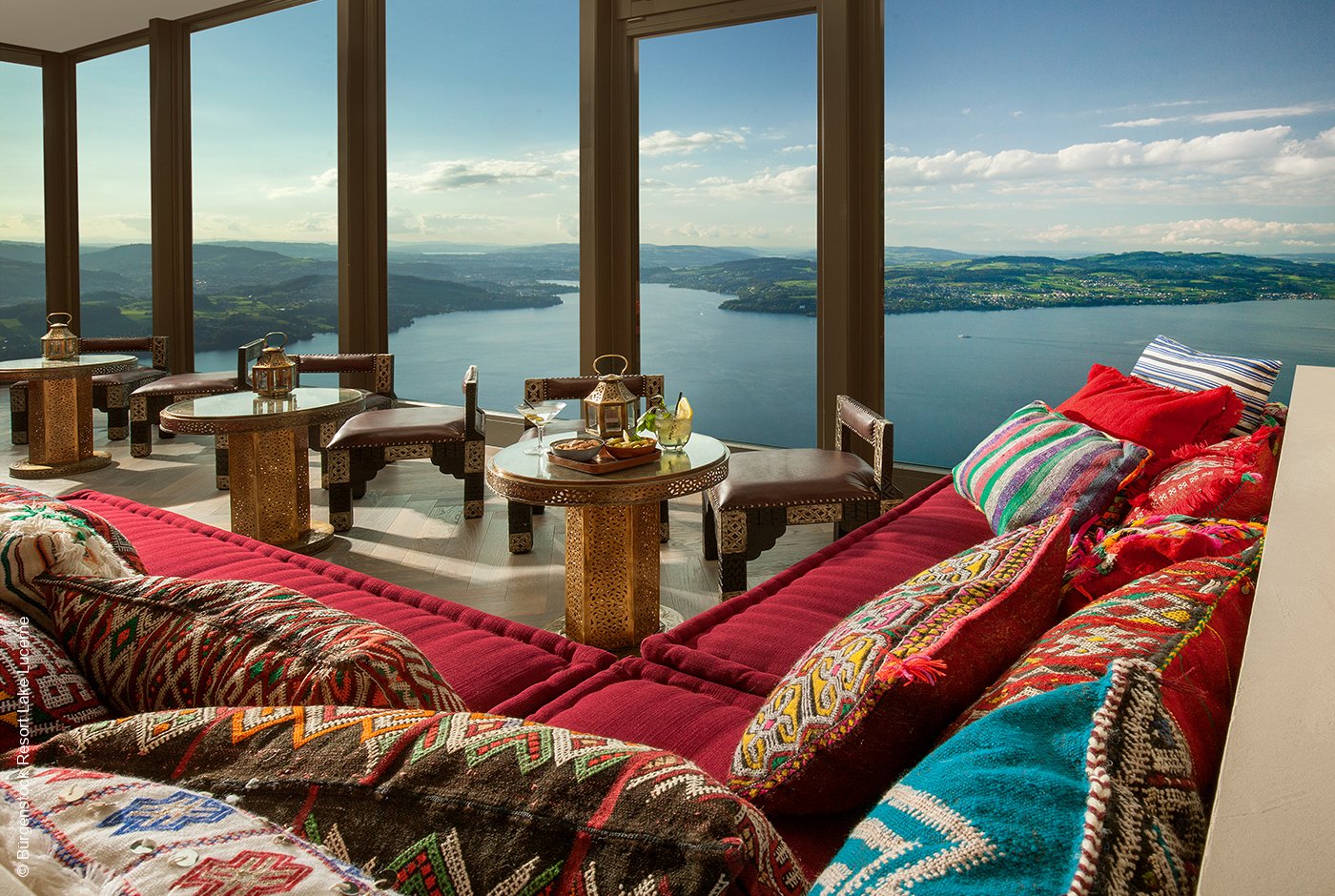 Bürgenstock Resort Lake Lucerne | Obbürgen | Parisa Lounge | Archiv | luxuszeit.com