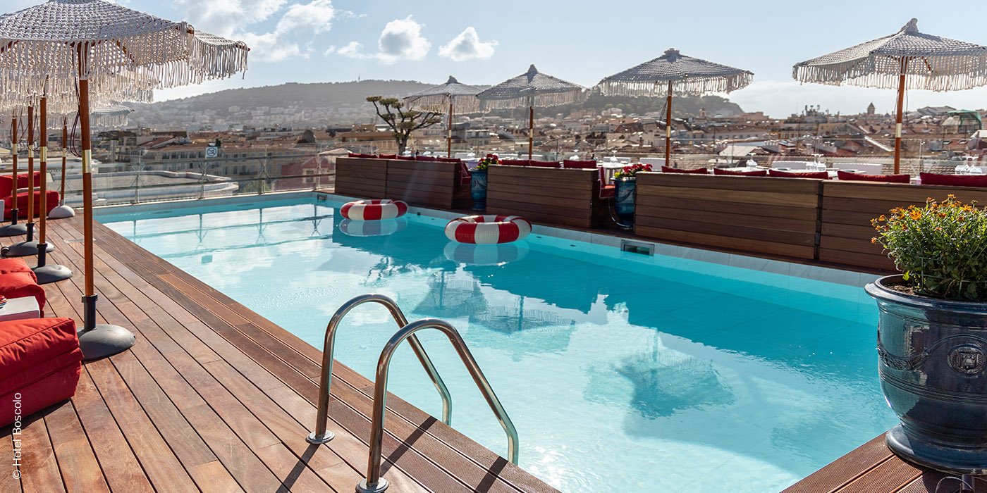 Boscolo Hotels & Spa Nice | Nizza | Frankreich | Bclub Rooftop Outdoor Pool | luxuszeit.com