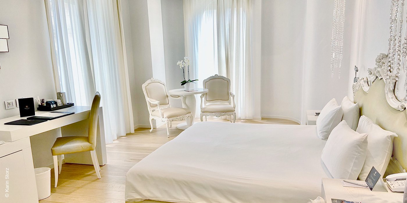 Boscolo Hotels & Spa Nice | Nizza | Frankreich | Suite Schlafbereich | luxuszeit.com
