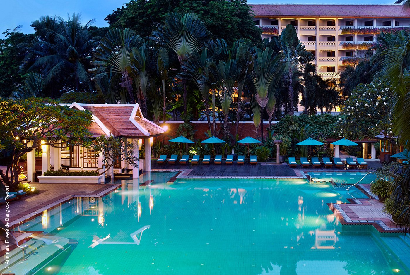 Anantara Bangkok Riverside Resort & Spa | Bangkok | Pool | Archiv | luxuszeit.com