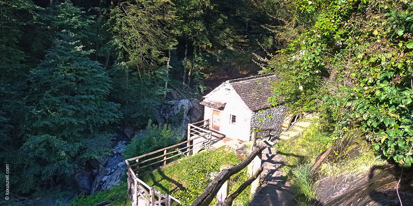 Corippo Albergo Diffuso | Tessin | Restaurierte alte Mühle | luxuszeit.com