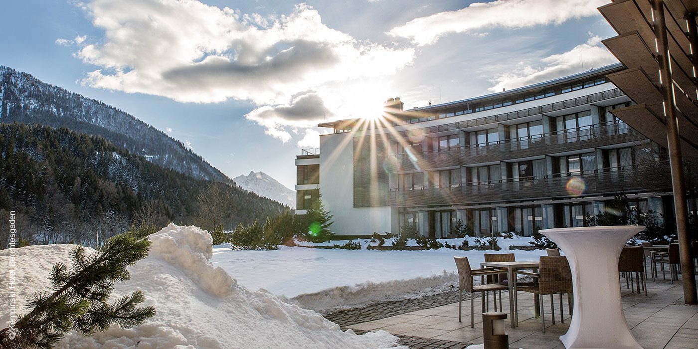 Kempinski Hotel Berchtesgaden | Außenansicht Winter | luxuszeit.com