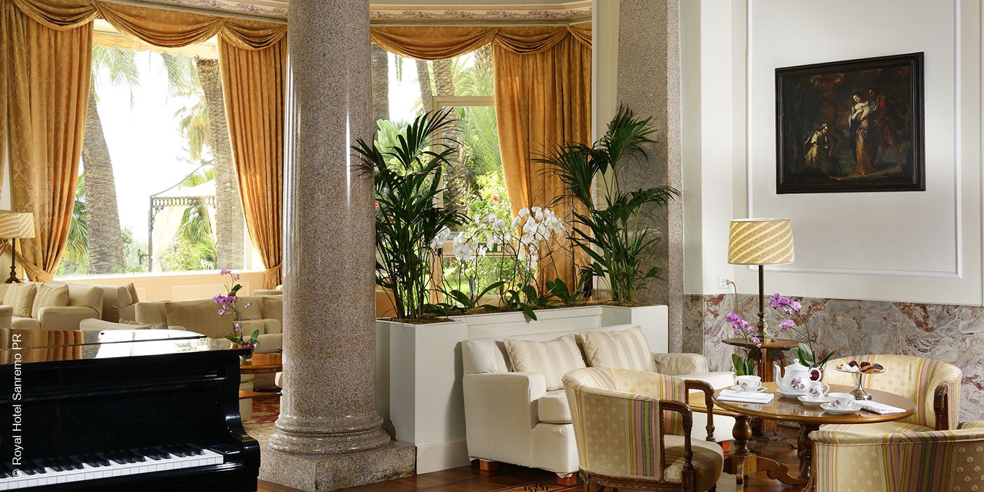 Royal Hotel | Sanremo | Lobby | luxuszeit.com
