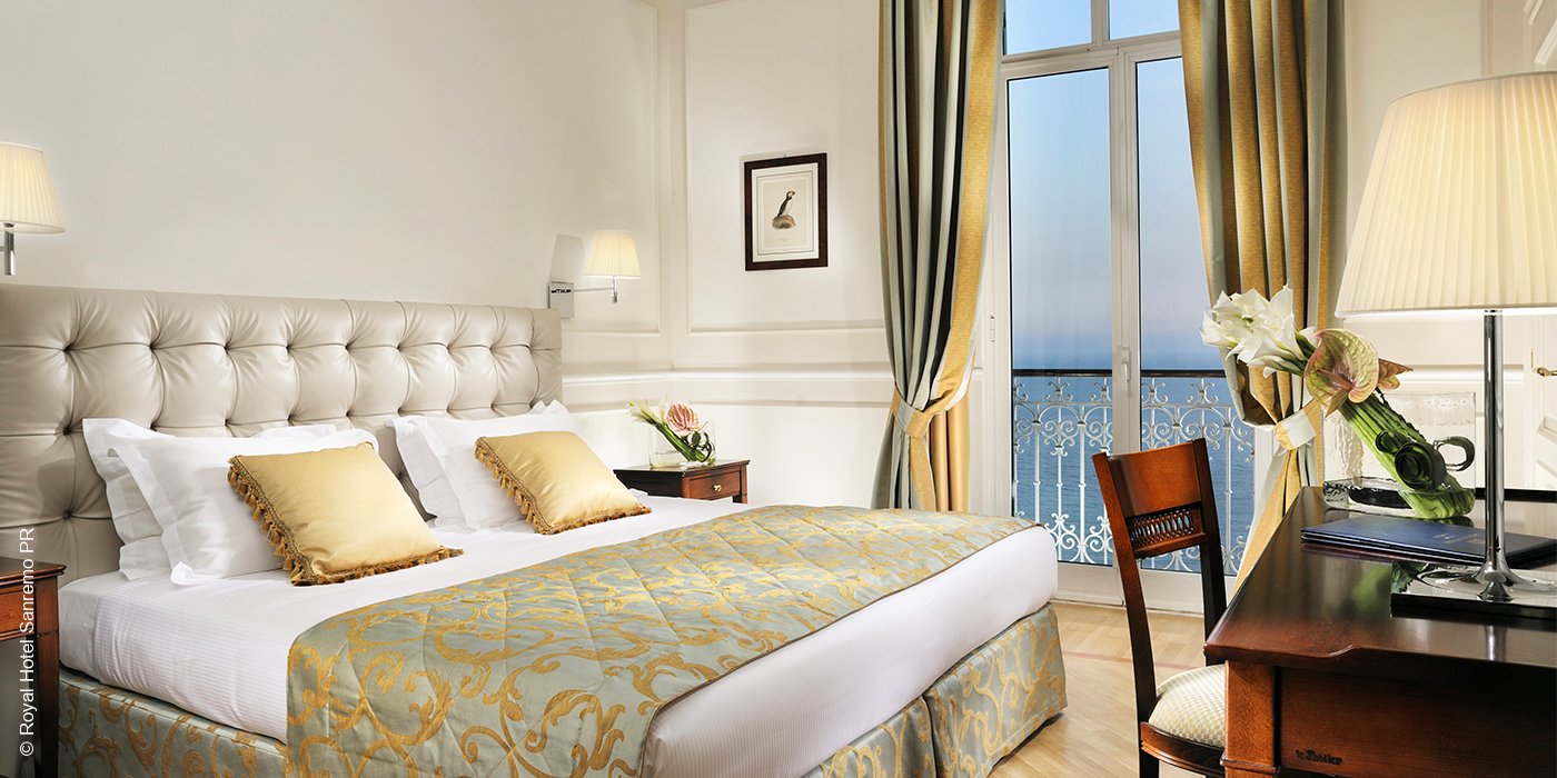 Royal Hotel | Sanremo | Superior Zimmer mit Meerblick | luxuszeit.com