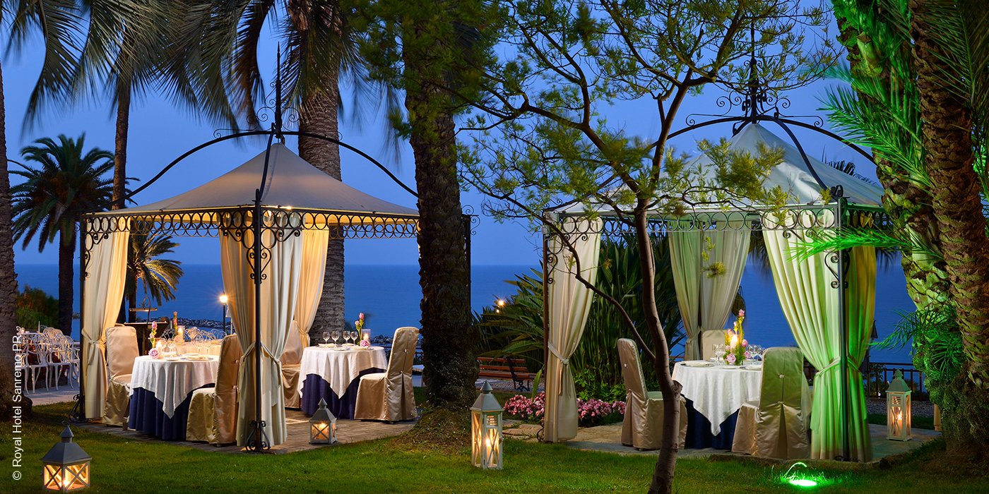 Royal Hotel | Sanremo | Capriccio Gourmet (Garten) | luxuszeit.com