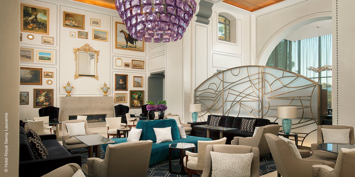Royal Savoy Hotel & Spa | Lausanne | Schweiz | Lobby | luxuszeit.com
