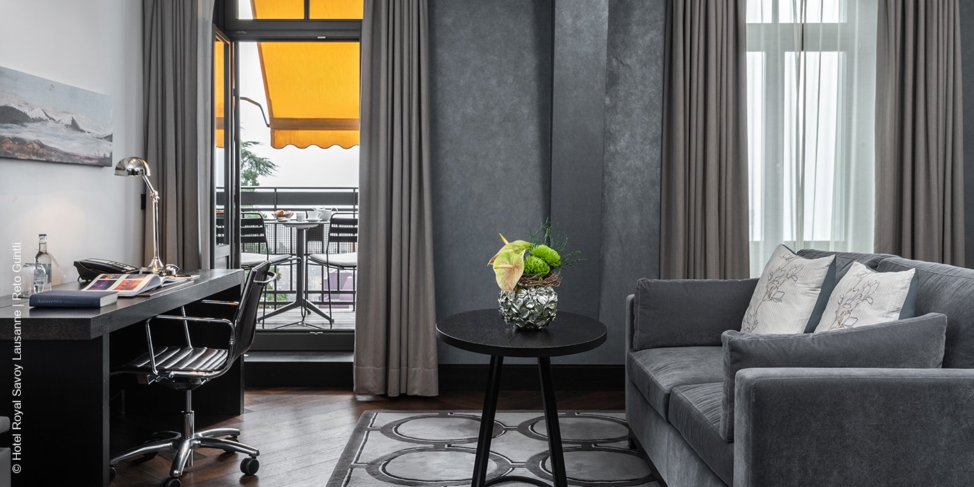 Royal Savoy Hotel & Spa | Lausanne | Schweiz | Premium-Zimmer mit Balkon | luxuszeit.com