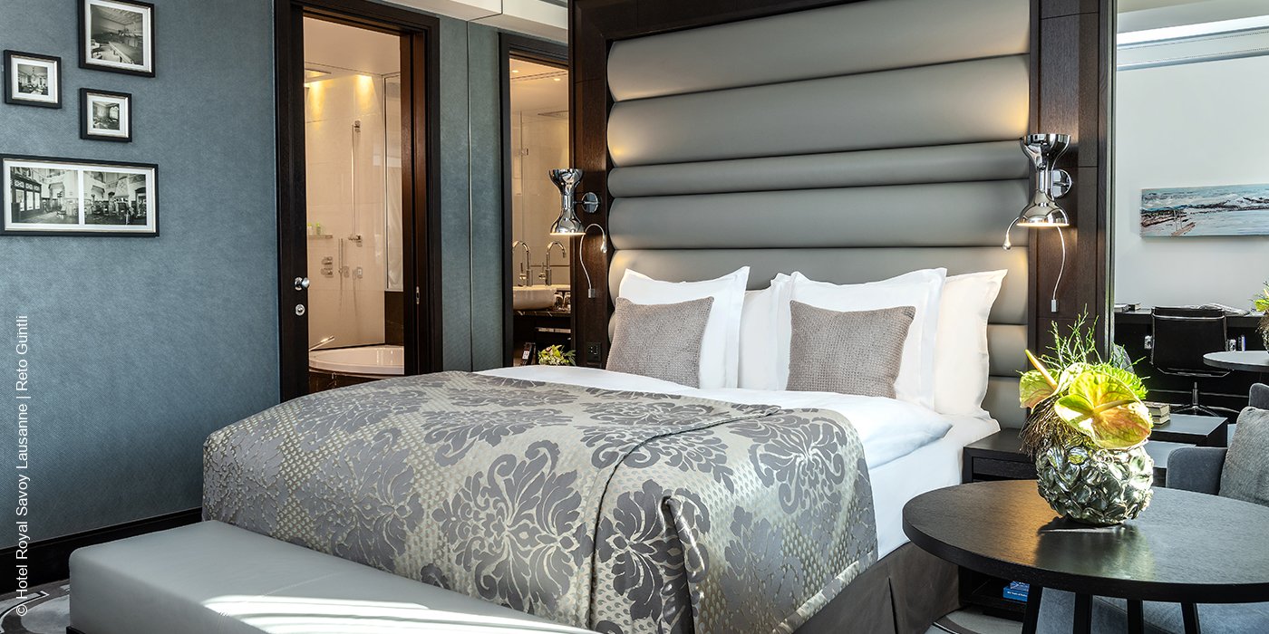 Royal Savoy Hotel & Spa | Lausanne | Schweiz | Deluxe-Zimmer mit City-Blick | luxuszeit.com