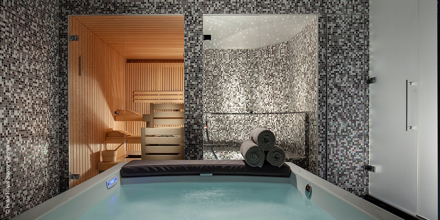 Royal Savoy Hotel & Spa | Lausanne | Schweiz | Saunabereich | luxuszeit.com