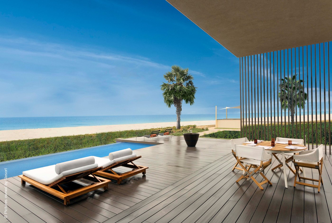 The Oberoi Beach Resort, Al Zorah | Adschman | Ausblick auf den Strand | Archiv | luxuszeit.com
