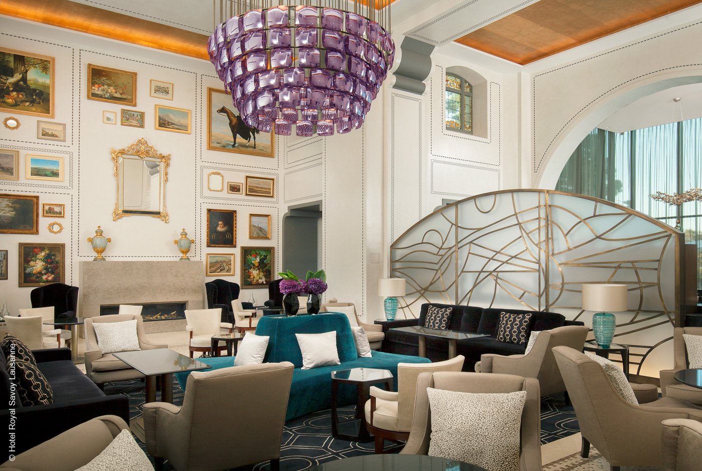 Royal Savoy Hotel & Spa | Lausanne | Schweiz | Lobby | Archiv | luxuszeit.com