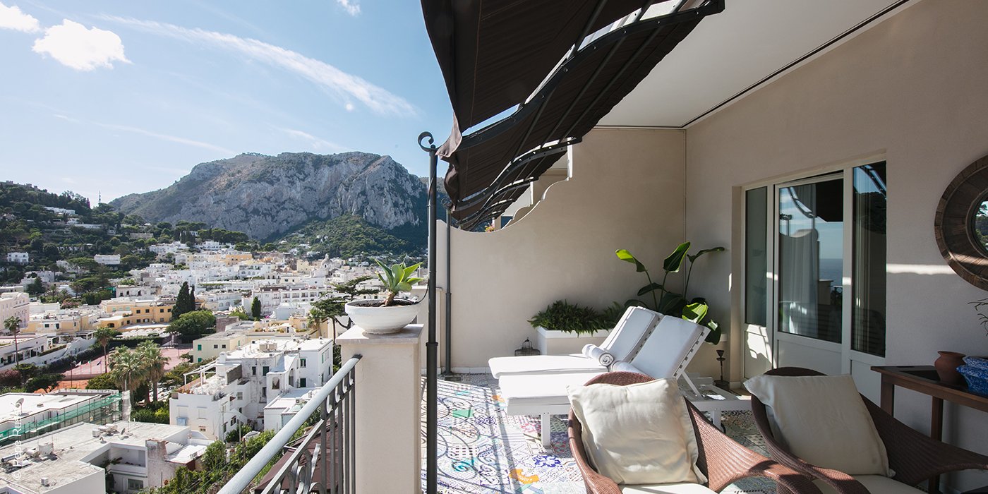 Capri Tiberio Palace | Italien | Balkon der Studio Suite | luxuszeit.com