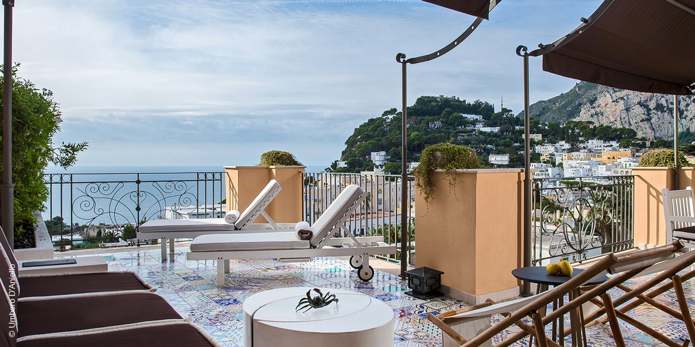 Capri Tiberio Palace | Italien | One Bedroom Suite Sea View | luxuszeit.com