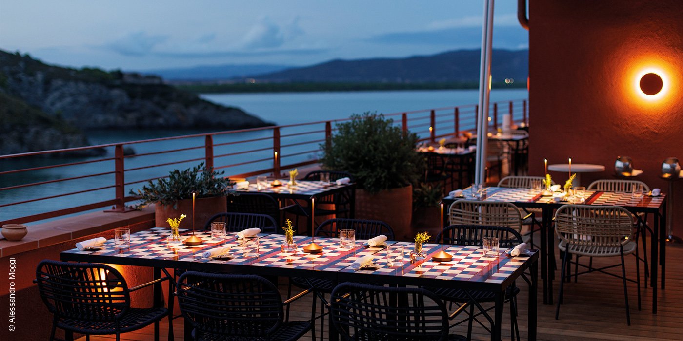 La Roqqa | Porto Ercole | Restaurant Scirocco abends | luxuszeit.com