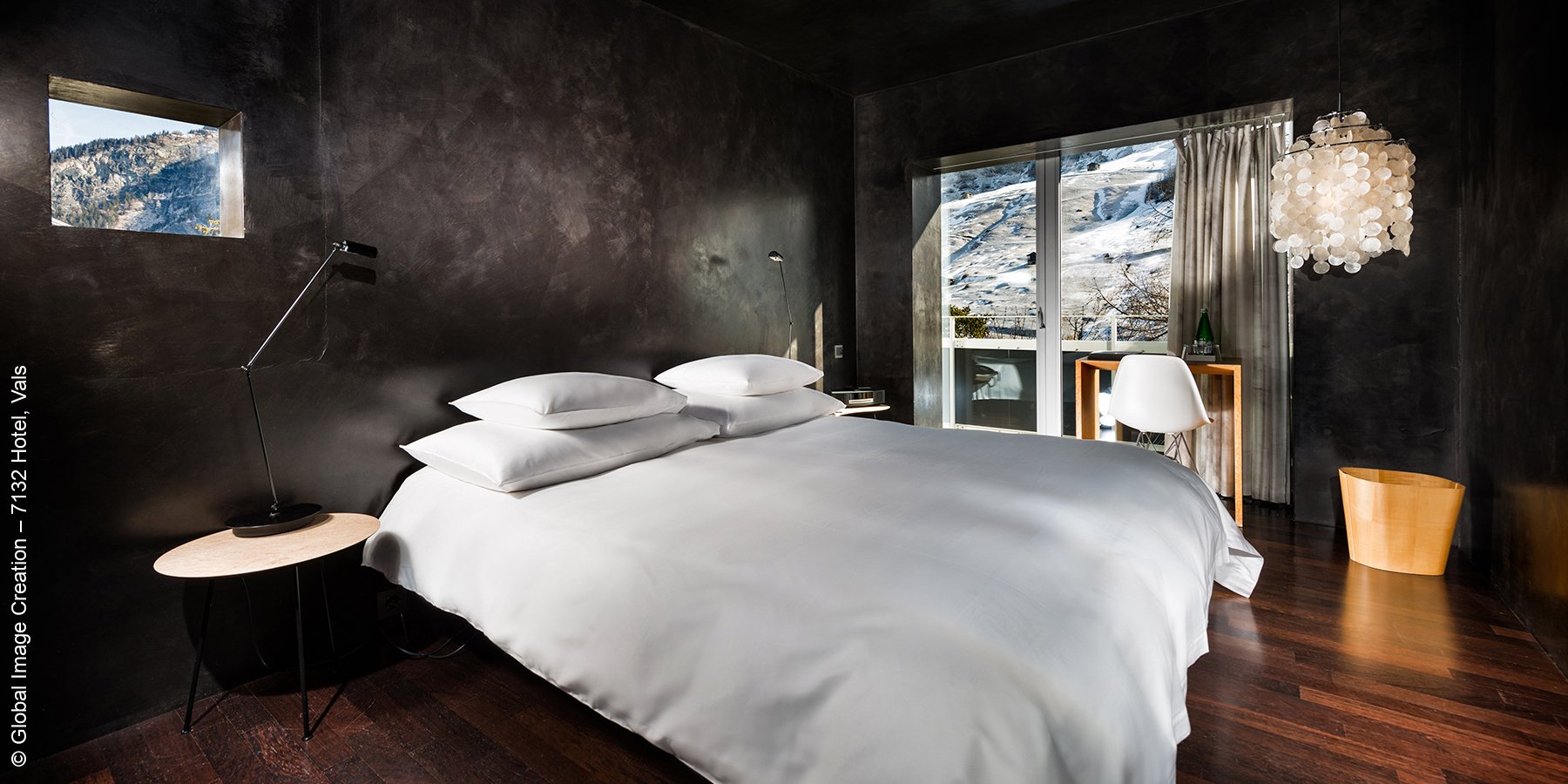 7132 Hotel | Vals | House of Architects Bedroom | luxuszeit.com