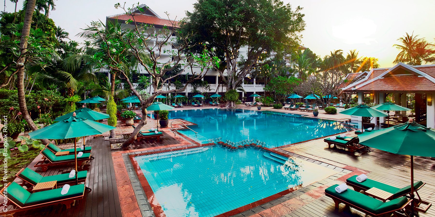 Anantara Bangkok Riverside Resort & Spa | Bangkok | Riverside Pool | luxuszeit.com