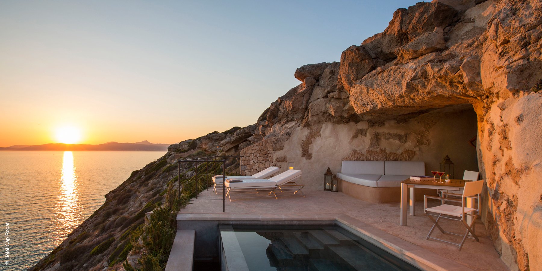 Hotel Cap Rocat | Cala Blava | Mallorca | Plunge Pool | luxuszeit.com