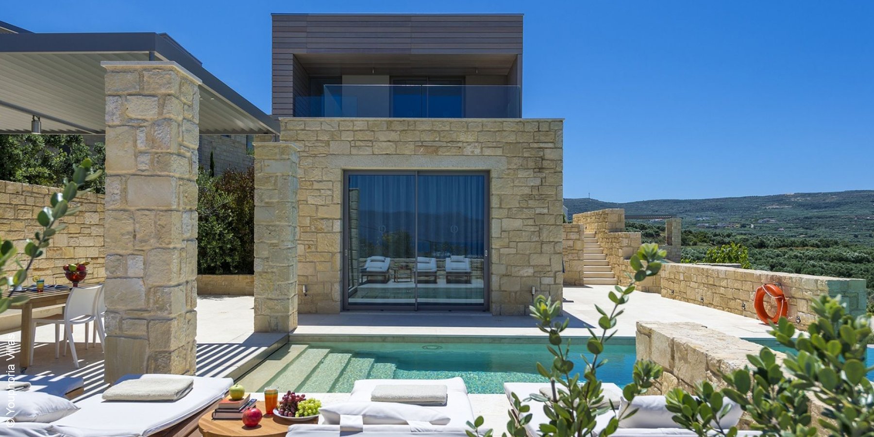 Youphoria Villas | Kreta | Villa Oneiro Pool | luxuszeit.com