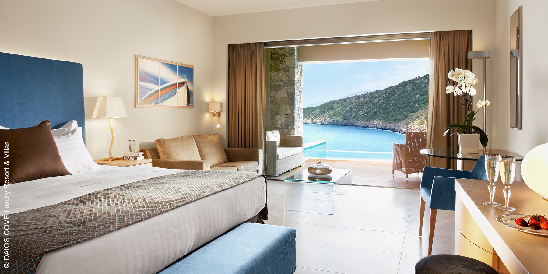 Daios Cove Luxury Resort & Villas | Agios Nikolaos auf Kreta | Deluxe Zimmer | luxuszeit.com