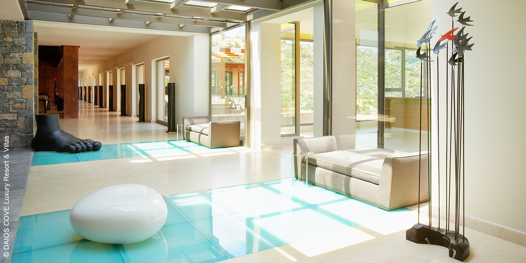 Daios Cove Luxury Resort & Villas | Agios Nikolaos auf Kreta | Rezeption | luxuszeit.com