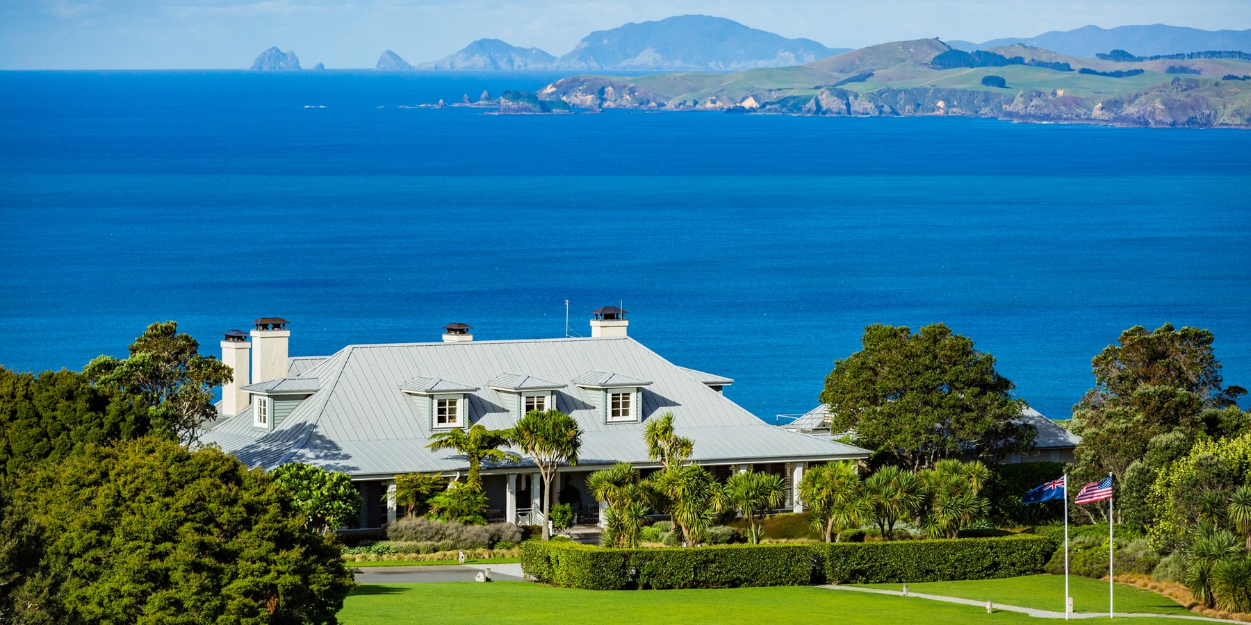 The Lodge at Kauri Cliffs | Neuseeland | Aussen | luxuszeit.com