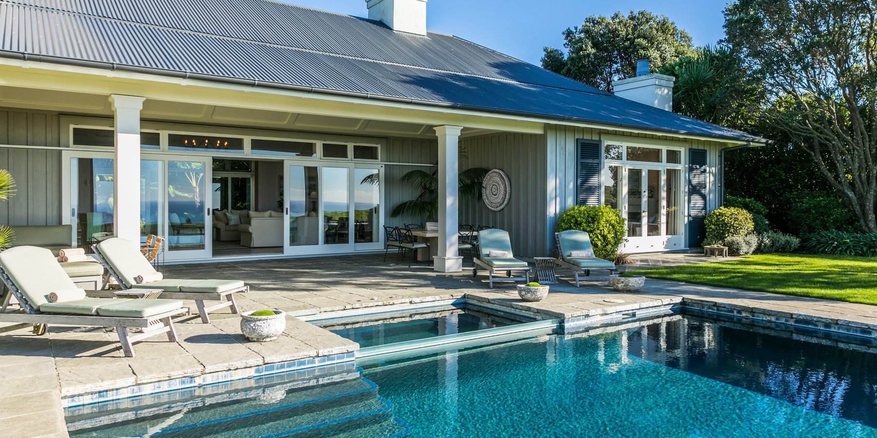 The Lodge at Kauri Cliffs | Neuseeland | Cottage mit Pool | luxuszeit.com