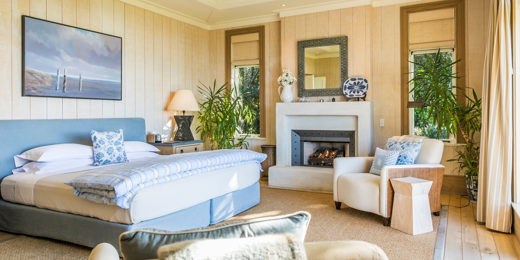 The Lodge at Kauri Cliffs | Neuseeland | Doppelbett | luxuszeit.com